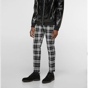 Brand New Mens Zara Plaid Pants Size 32 